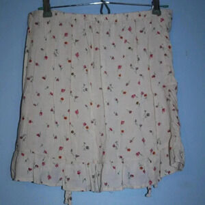 Wild Fable Floral Print Lined Skirt Sized Large
